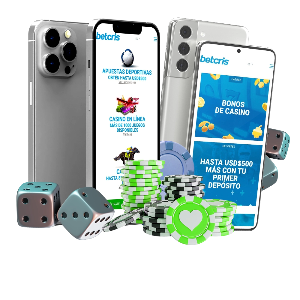 Descargar la app de Betcris para Android e iOS en México.