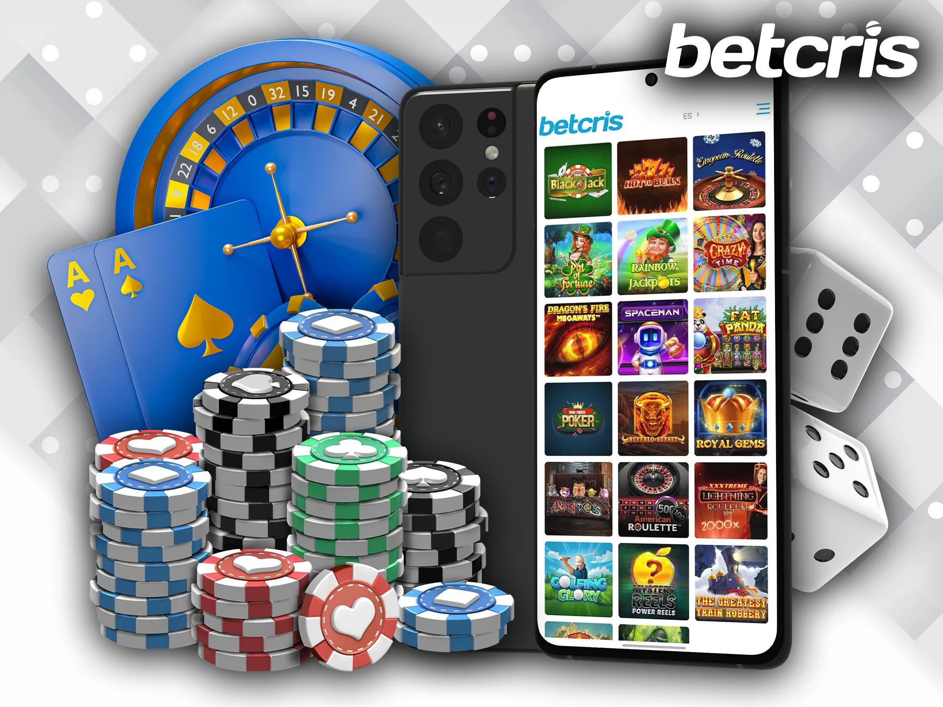 Descubre juegos de mesa clásicos en la app de Betcris.
