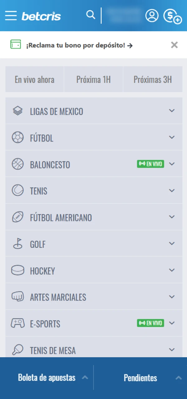 Pulse el botón para obtener la aplicación móvil Betcris para iPhone.