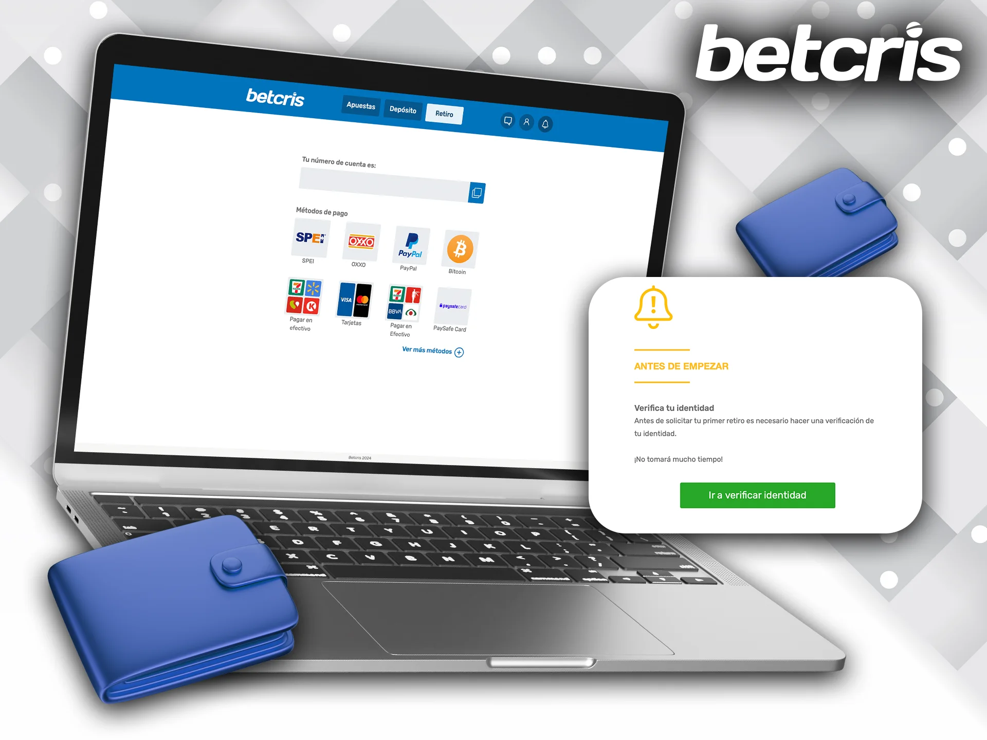 Conoce las condiciones de retirada para tu comodidad en Betcris México.