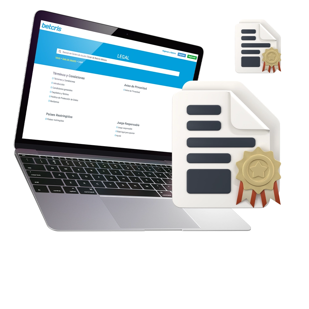 Conoce la licencia oficial de Betcris en México.