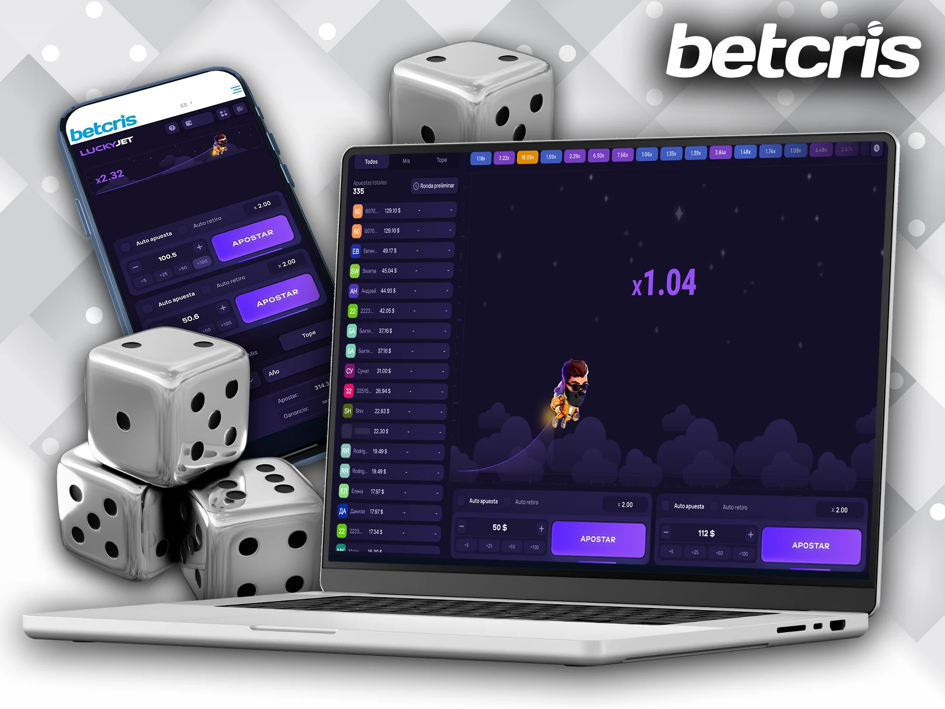 Conoce las versiones disponibles de la máquina tragaperras Lucky Jet en Betcris.