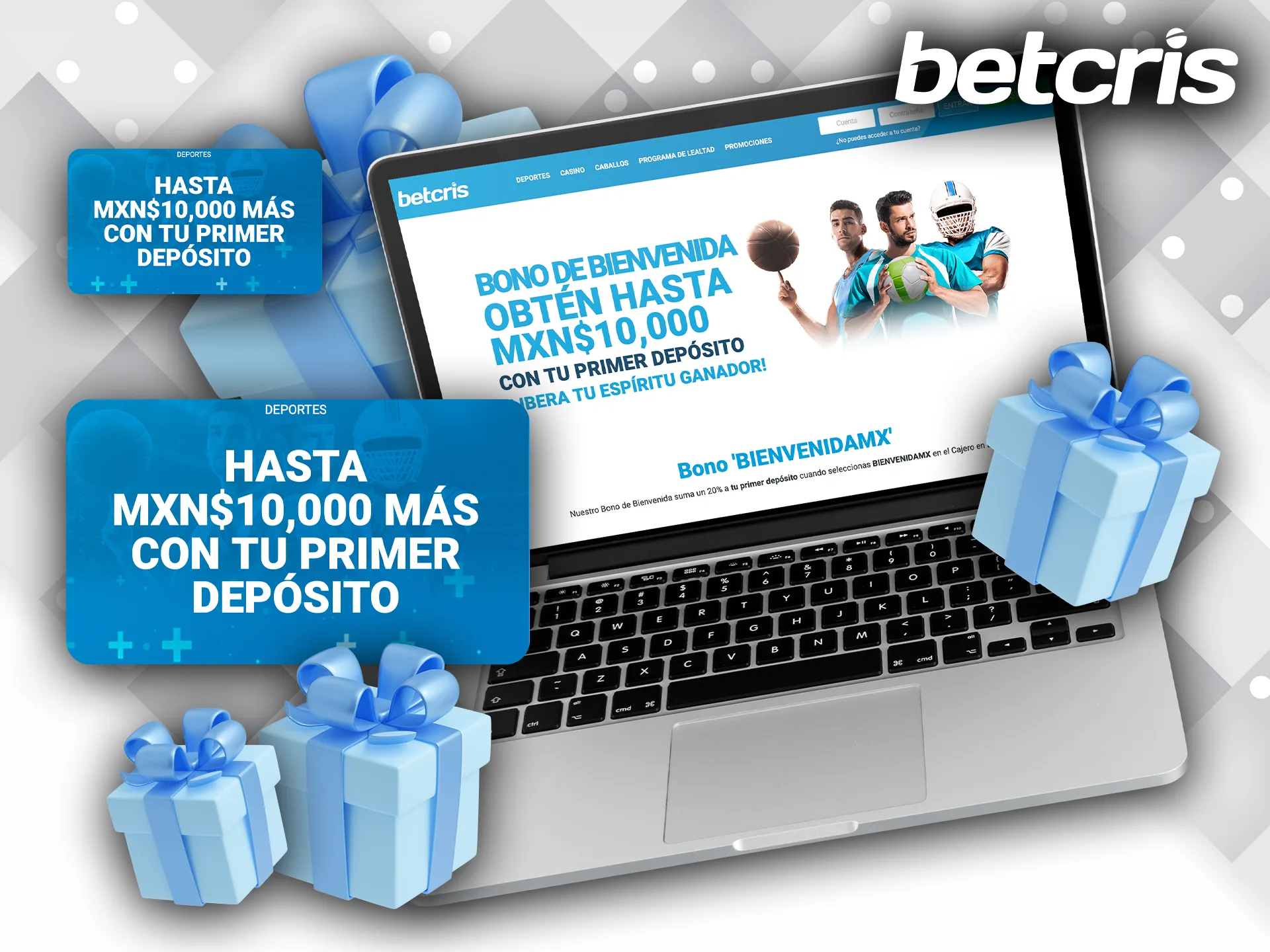 Bonificación deportiva de bienvenida para jugadores en México.