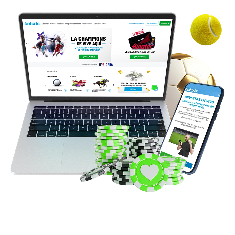 Betcris México el mejor sitio oficial para apuestas y casino en línea.